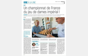 COMPIEGNE , capitale du Jeu de Dames