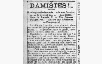 Dans le passé du jeu de dames