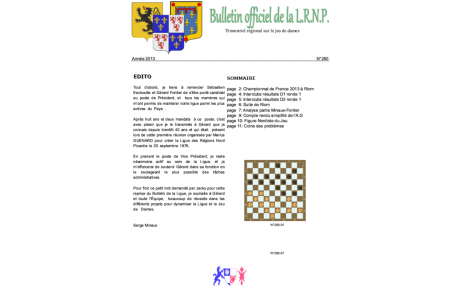 Bulletin de Ligue N°260