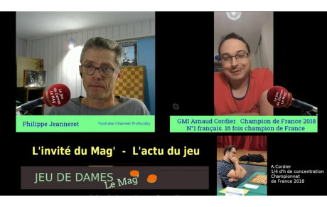 Interview de Arnaud CORDIER en direct