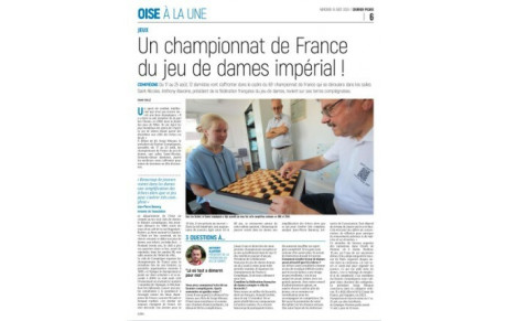 COMPIEGNE , capitale du Jeu de Dames